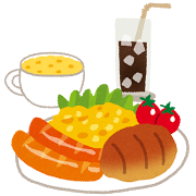 朝食